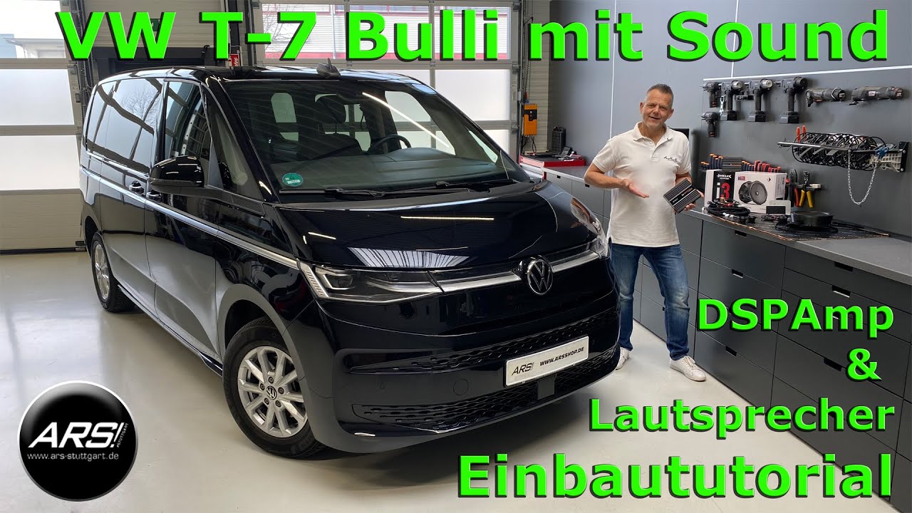 VW Bulli T7 Soundupgrade | Türlautsprecher mit Hochtöner und DSP selbst einbauen | Einbaututorial