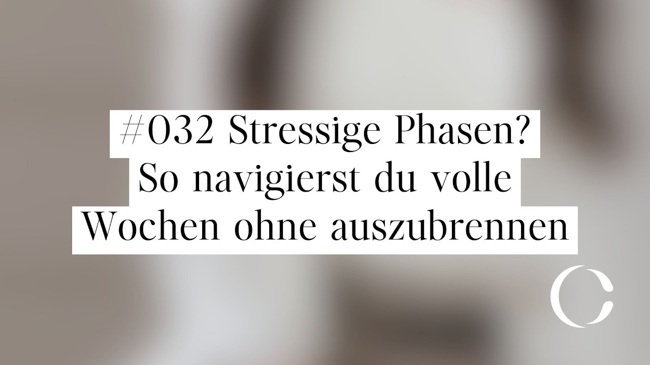 Stressige Phasen? So navigierst du volle Wochen ohne auszubrennen