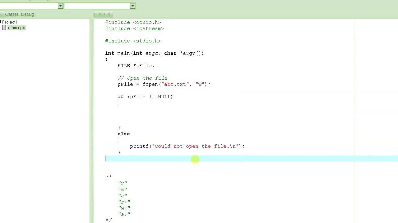 Opening and Closing Files - fopen() and fclose() function Part-2