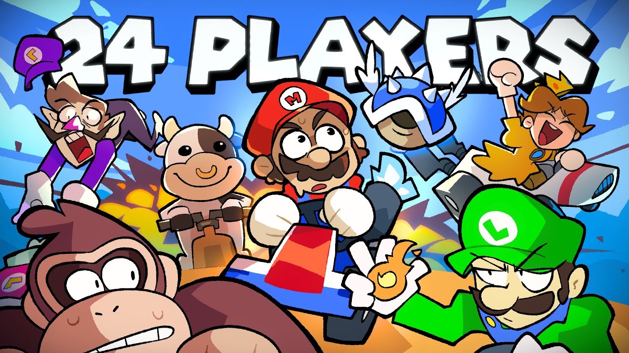 I Invited 24 YouTubers to Make Mario Kart History