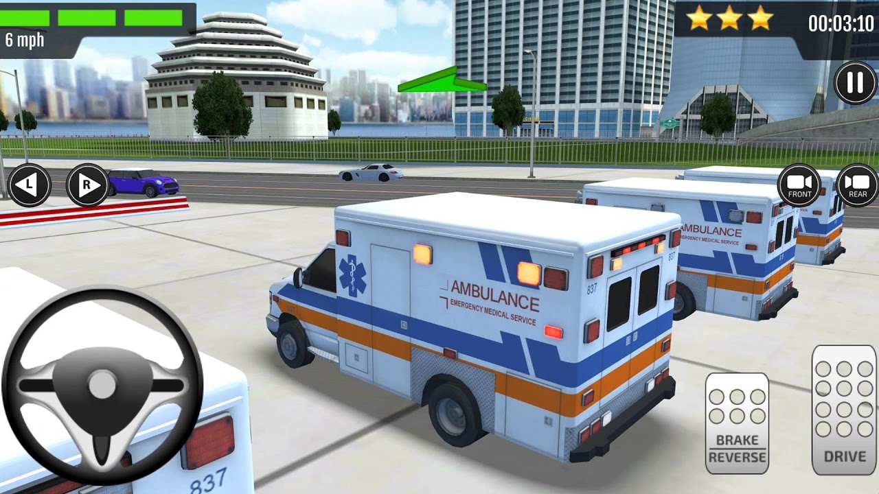 911 Driving School 3D #1 - Android gameplay