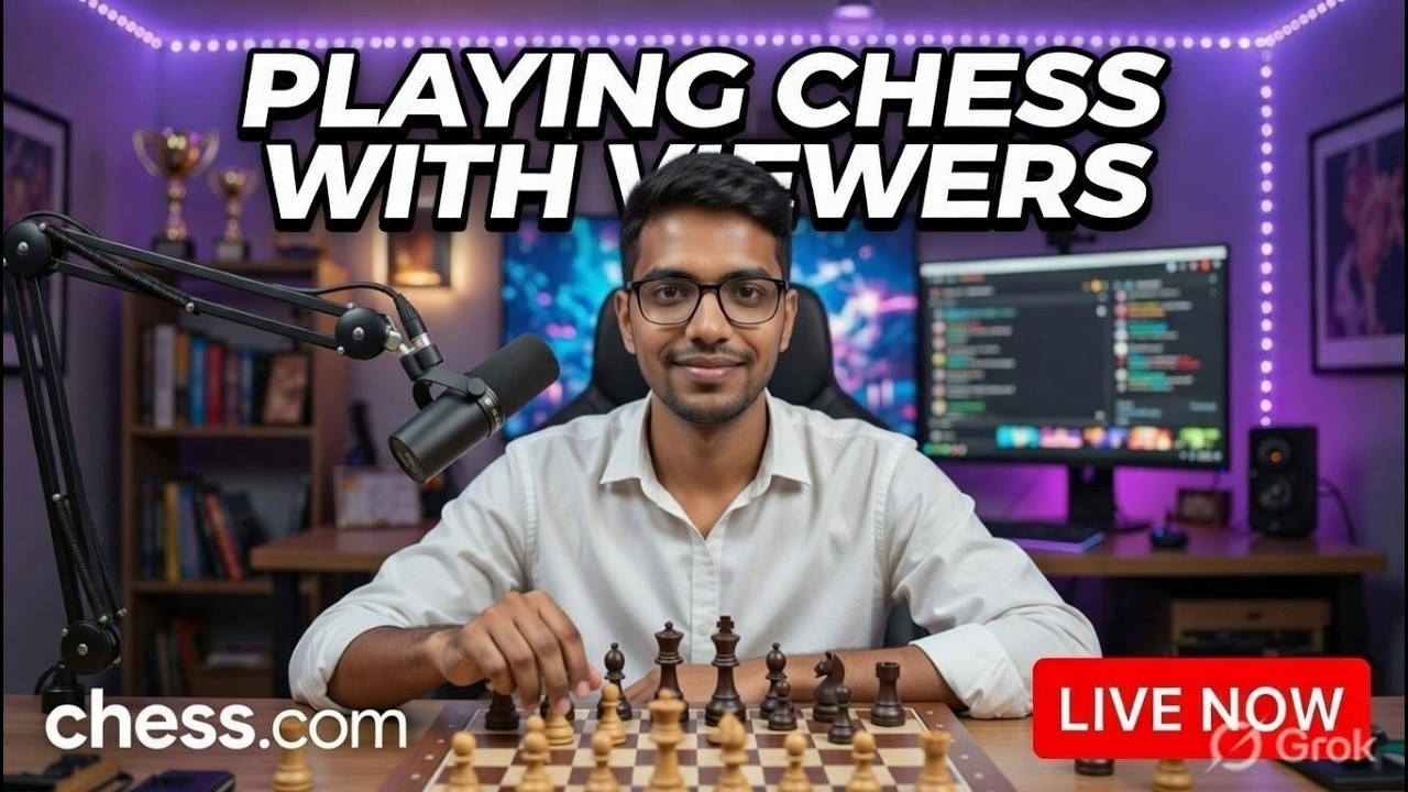 Playing chess with viewers | chess.com #chess