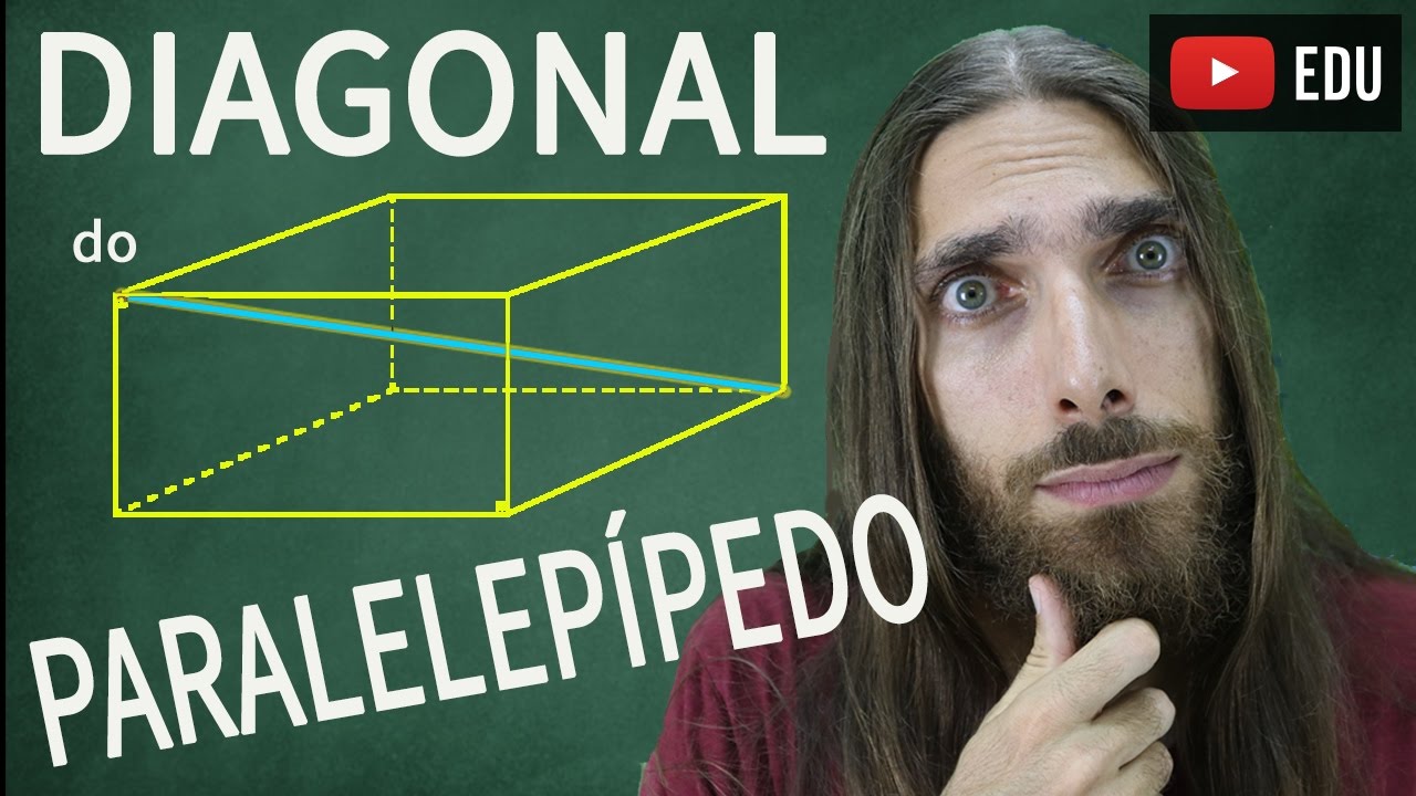 DIAGONAL DO PARALELEPÍPEDO - GEOMETRIA ESPACIAL - Rafa Jesus
