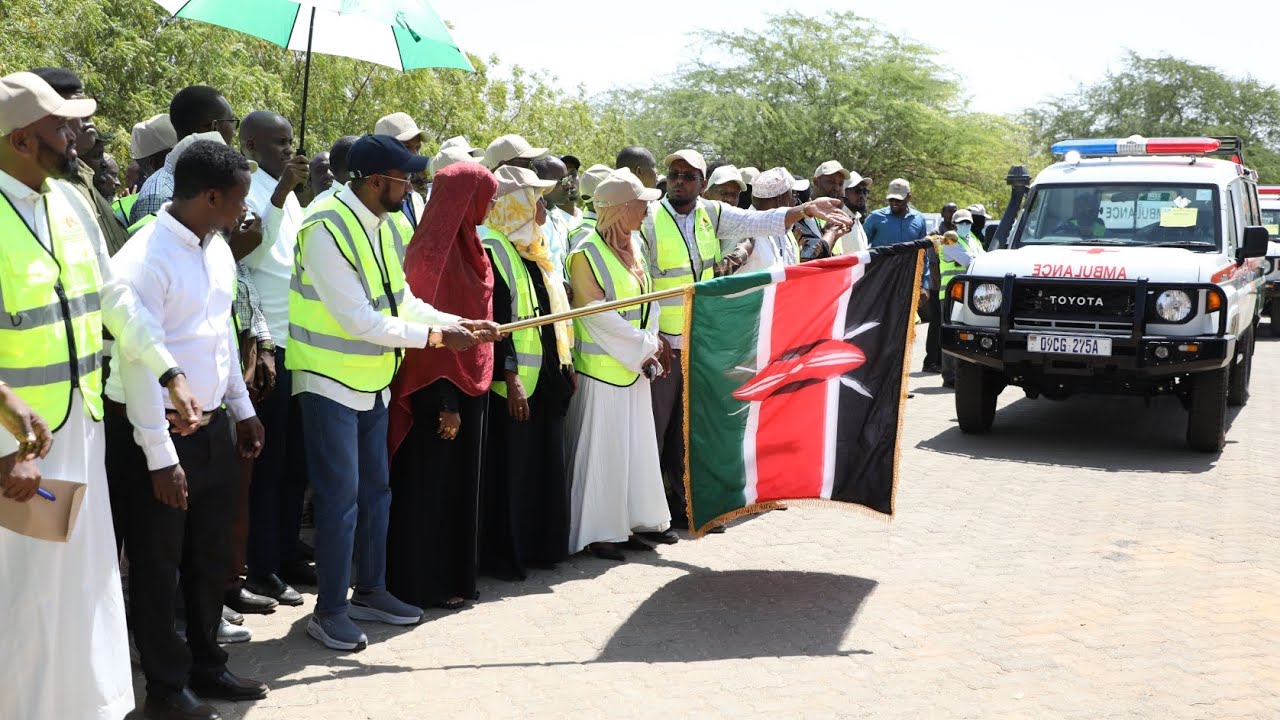 Mandera County Boosts Service Delivery with Launch of New Vehicles, Motorcycles and Ambulances