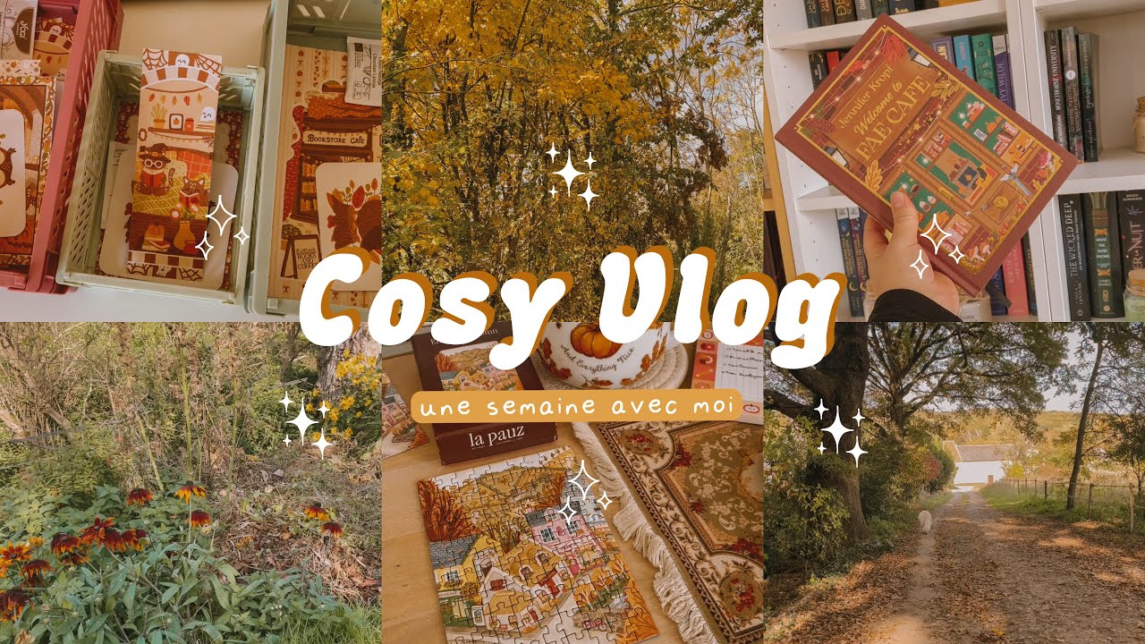De belles lectures, promenade en foret et puzzle 🍂 🍪 Cosy Vlog