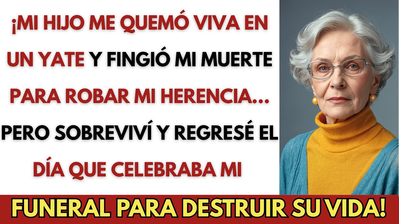 ¡Mi Hijo Me Quemó Viva en un Yate… ¡Regresé de la Muerte para Destruirlo en su Propia Fiesta!