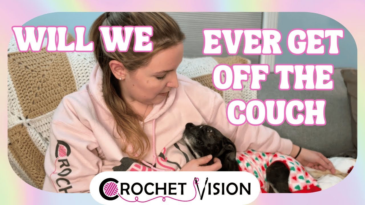 Sewing My Way into Vlogmas|  Ear Warmers Galore| Crochet Vision Vlogmas Day -1