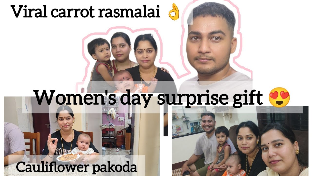 Women's day ನನ್ನ ಮಕ್ಕಳು ನನಗೆ ಏನು ಸರ್ಪ್ರೈಸ್ ಕೊಟ್ಟರು? | ಕಾಲಿಫ್ಲವರ್ ಪಕೋಡ | 