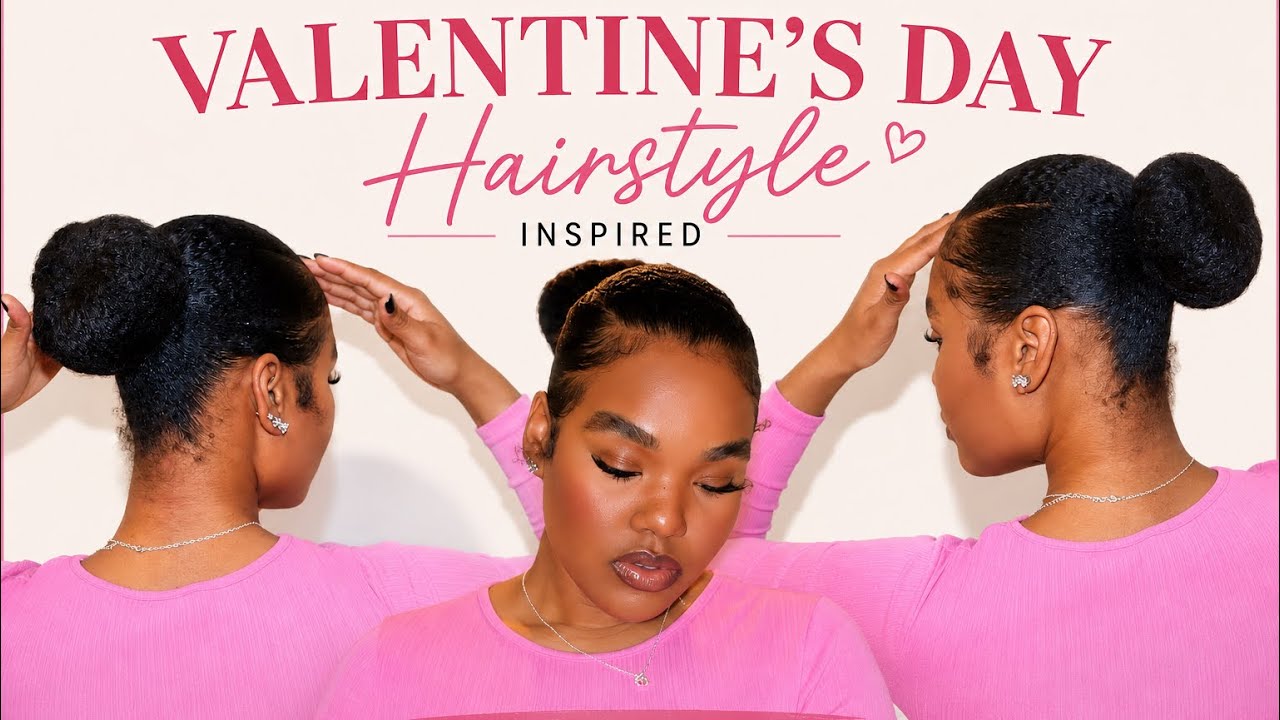 How to Do a Heart Hair Bun (Cute Valentine’s Day Hairstyle)