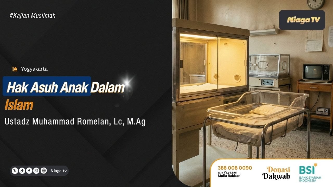 Ustadz Muhammad Romelan, Lc, M.Ag | Hak Asuh Anak Dalam Islam [Kajian Muslimah]