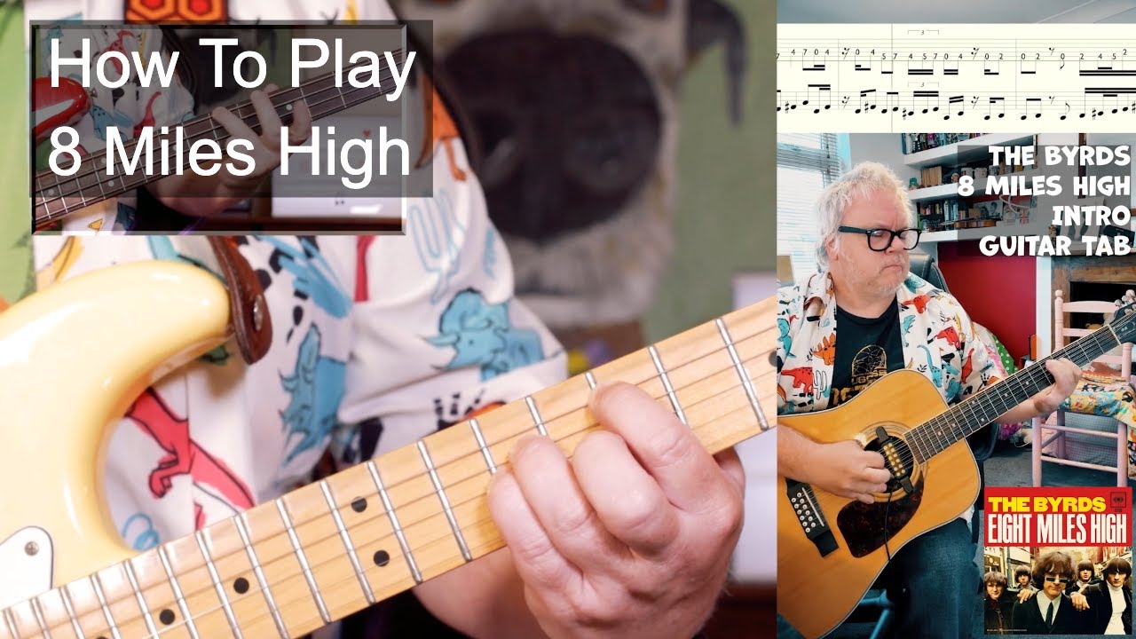 '8 Miles High' The Byrds Guitar & Bass Lesson