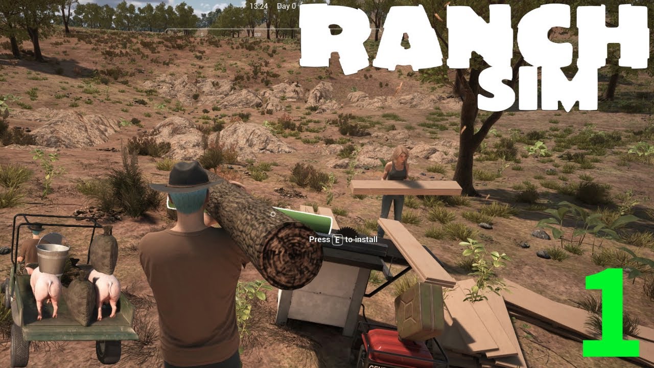 Simple pigs house build - Ranch Simulator: Southwest Ranch
