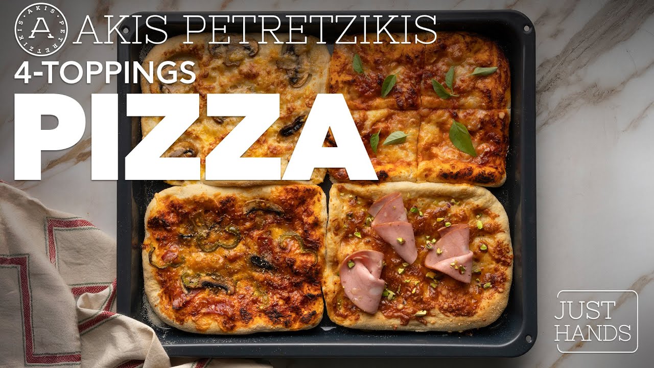 4-Toppings Pizza | Akis Petretzikis