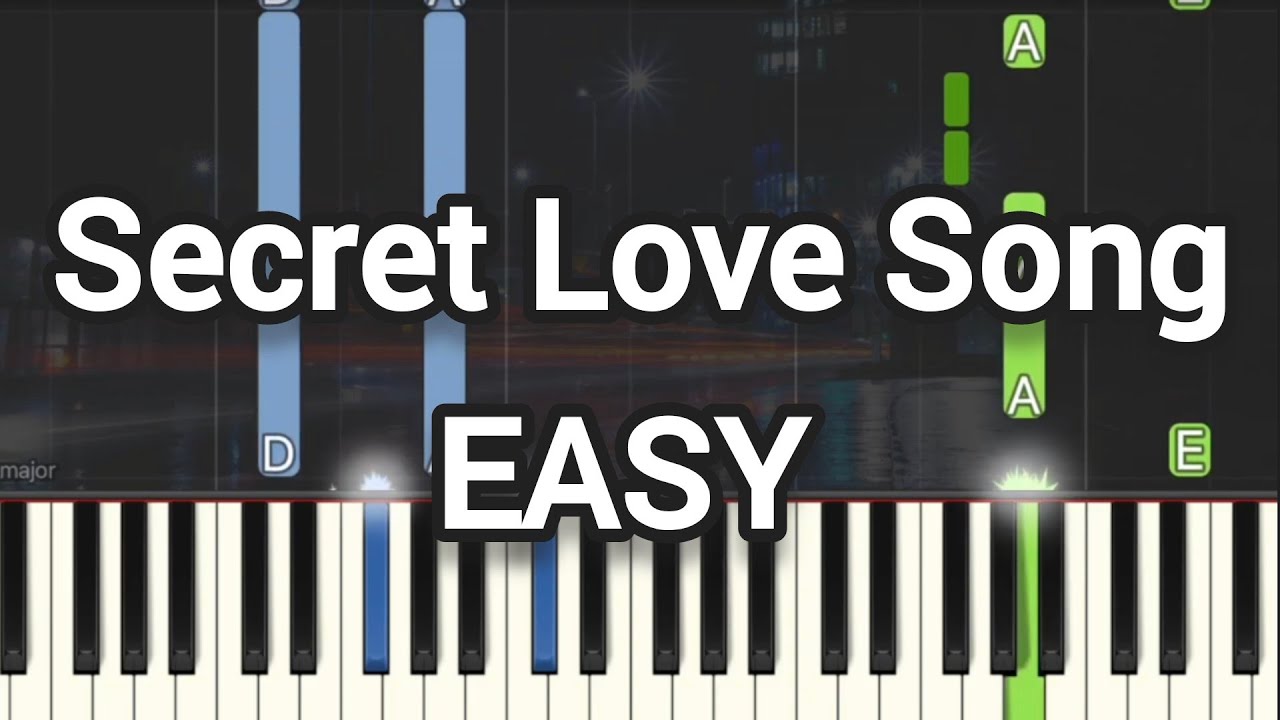 Little Mix - Secret Love Song ft. Jason Derulo | Simple Piano (Piano Cover, Piano Tutorial) Sheet 琴譜