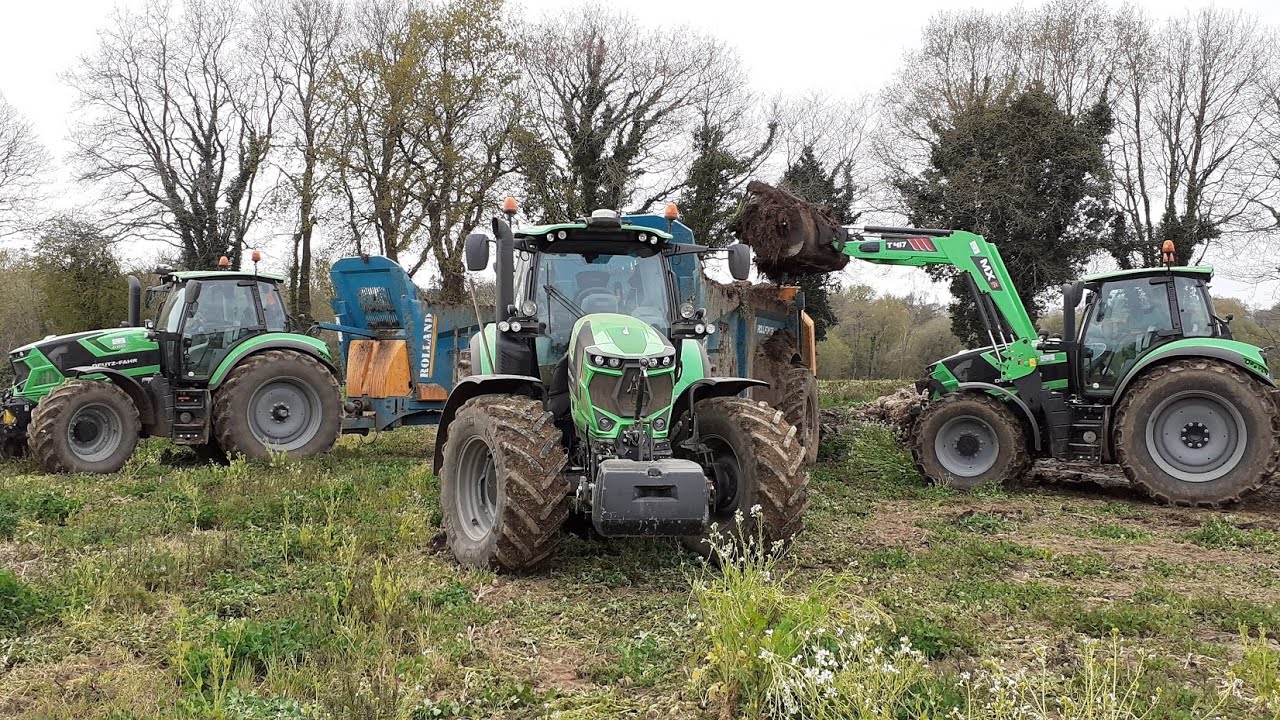 FD CUMA MORBIHAN - Épandage fumier CUMA Tours avril 2021