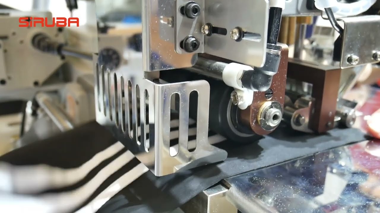 SiRUBA ASV-ATS100A Automatic Three-Strip Attaching Multi Needle Sewing Machine 自動三貼條車縫機