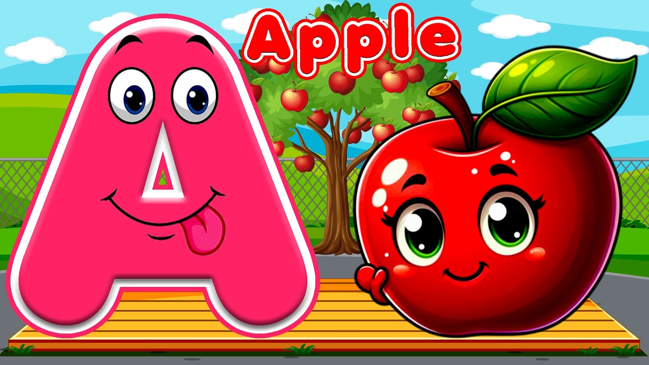 🚀 ABC Phonics Song for Toddlers 🎶 | A is for Apple🍎 Alligator🐊 Ambulance🚑 | Super Fun Kids Learning