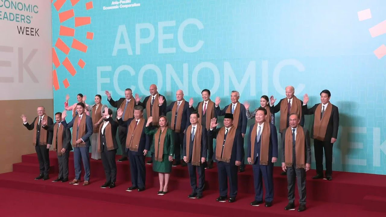 World leaders pose for family photo at APEC summit in Lima | AFP
