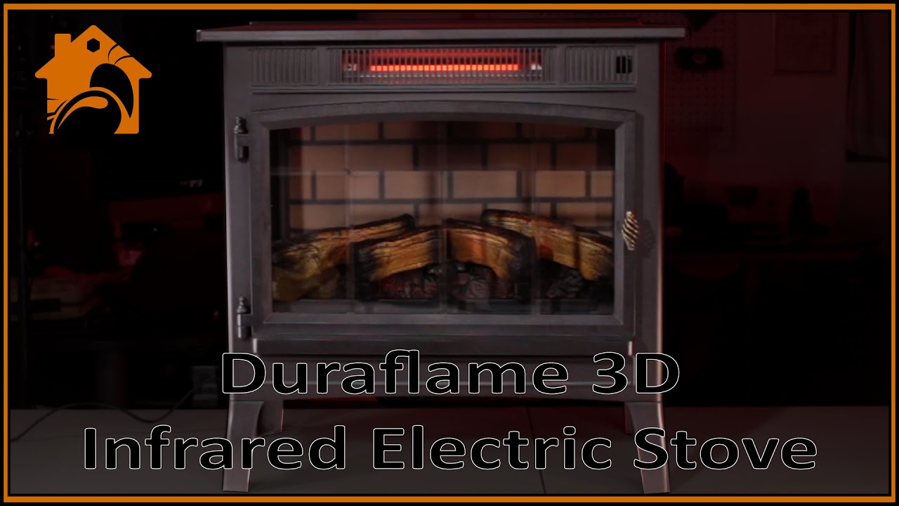 Duraflame 3D Infrared Electric Fireplace Stove Review.