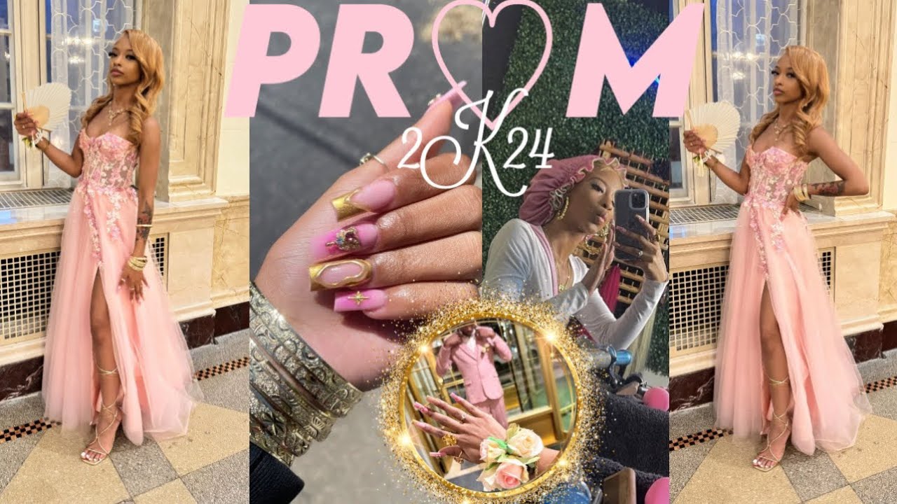 SENIOR PROM 2K24 VLOG: hair, nails, makeup, grwm, after party, etc!
