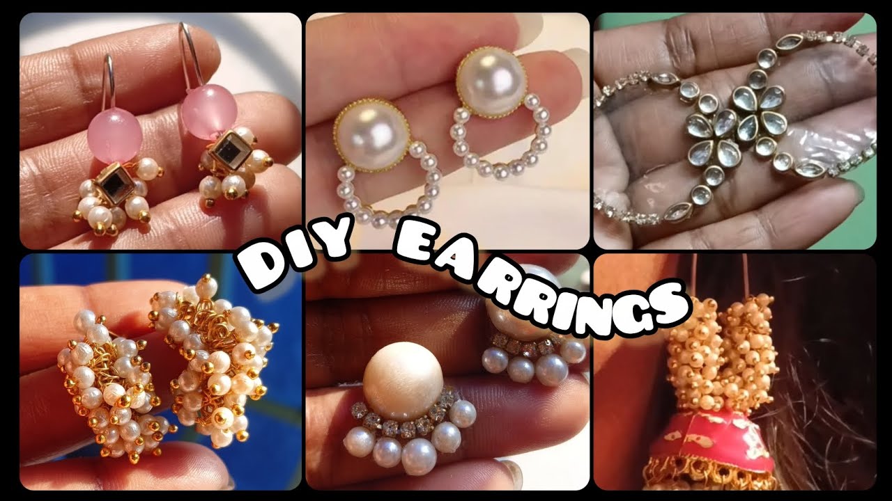 Diy easy earrings ❤️❤️||full tutorial||#youtubeshorts #diy #reelinstagram #reelitfeelit 