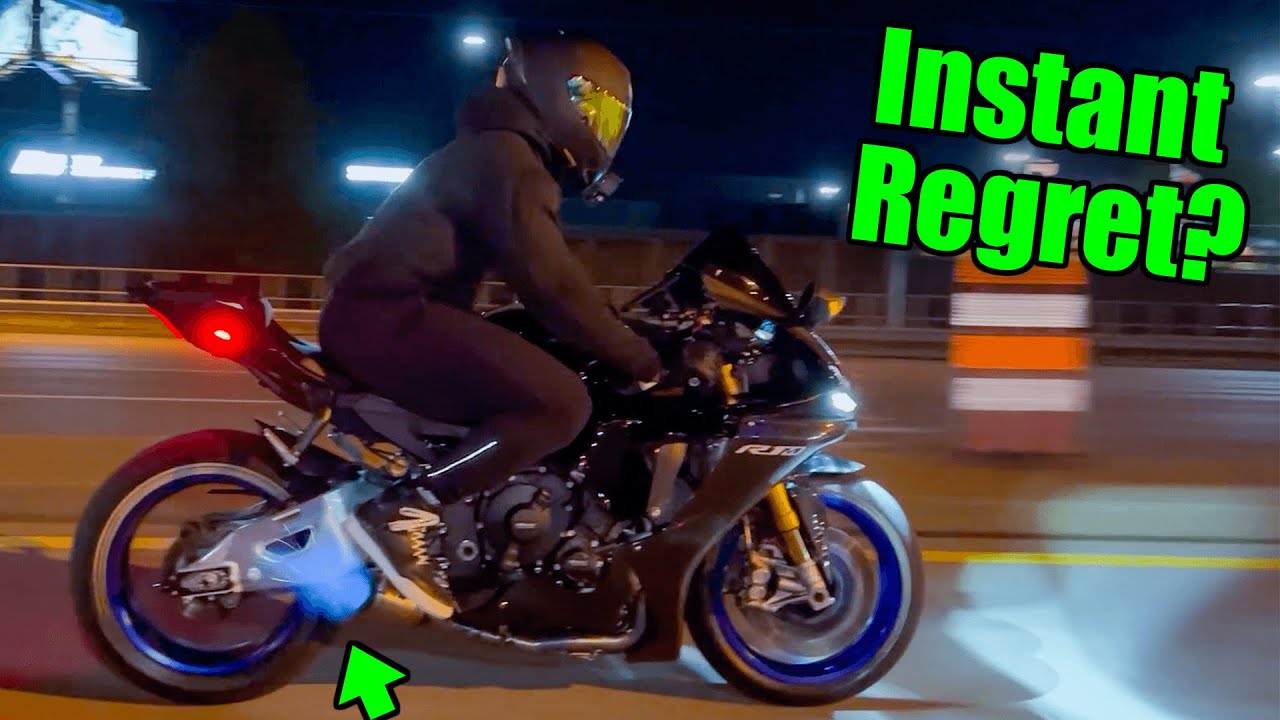 Первая поездка на Yamaha R1M после настройки на динамометре и Flame 🔥 | Обзор прошивки блока упра...