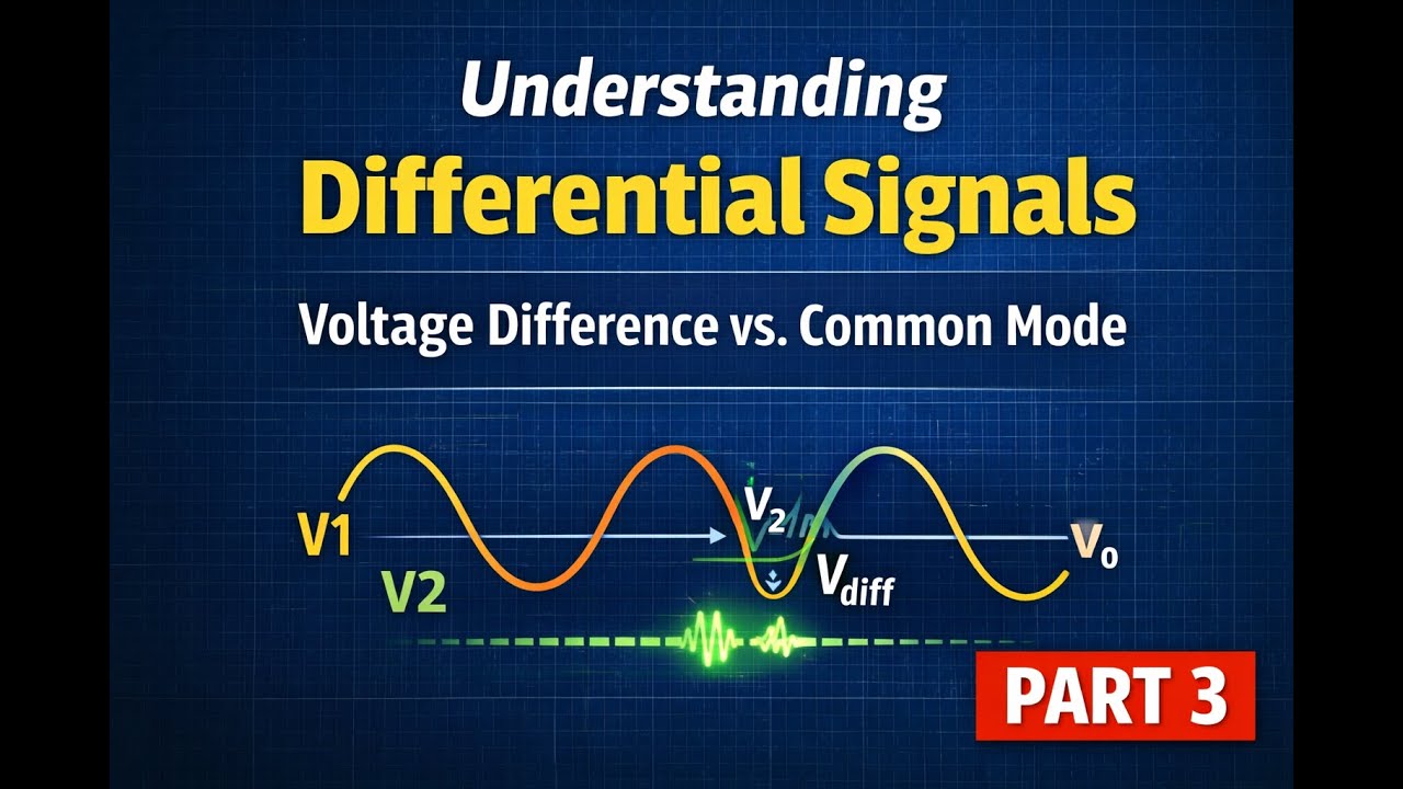 Differential Signals Explained: Voltage Difference vs Common Signals (Part 3)
