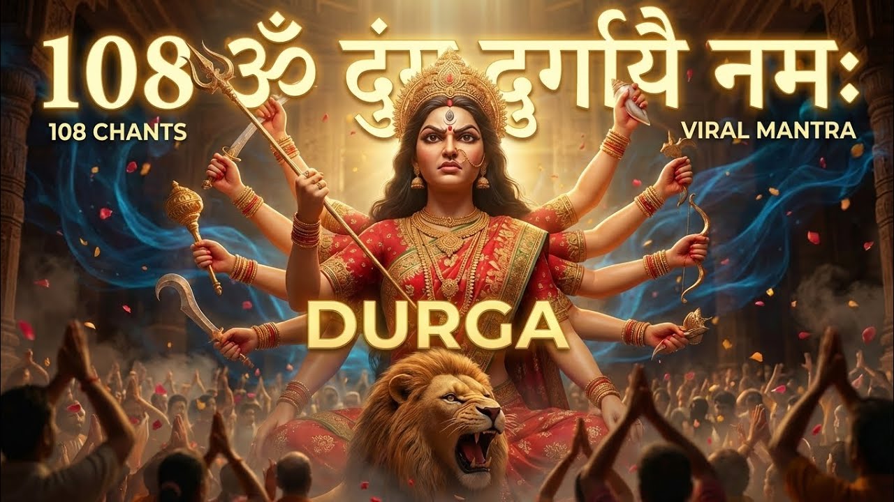 ॐ दुं दुर्गायै नमः 🔱 | Powerful Durga Mantra for Protection & Strength 