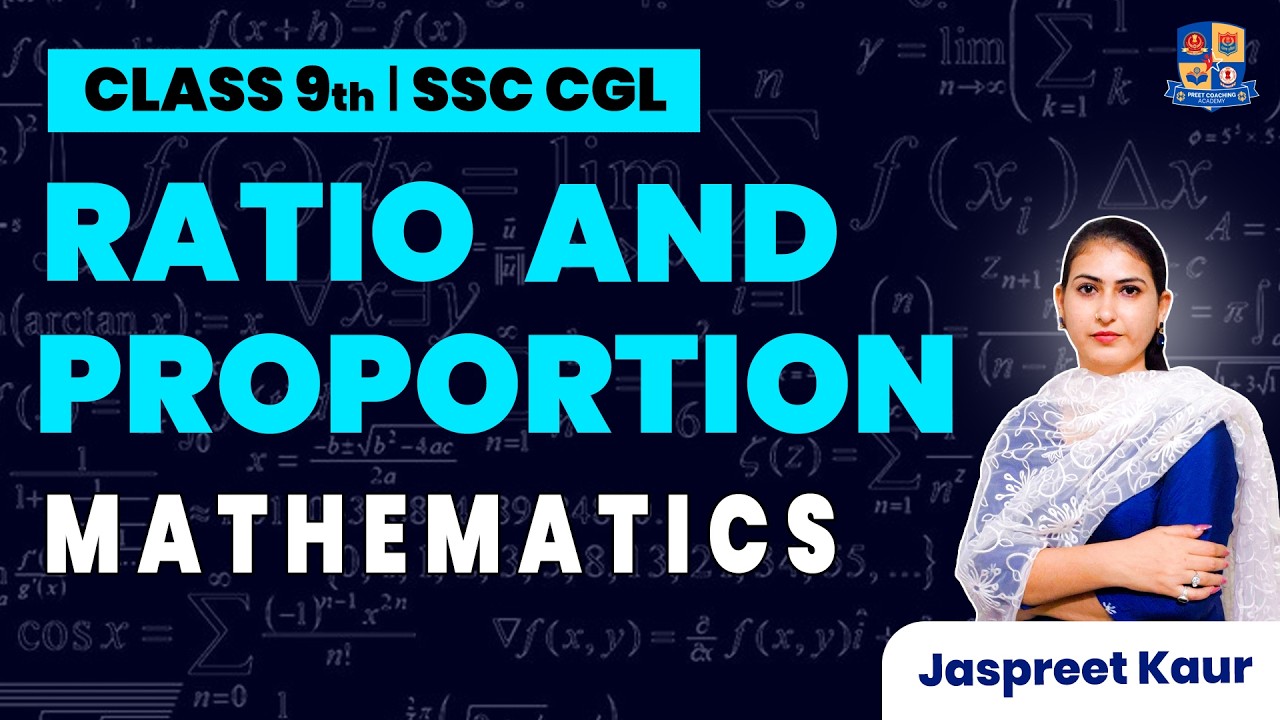 Ratio and Proportion Full Chapter Explanation maths, SSC CGL high level #ssc #cgl @Preetmathslab