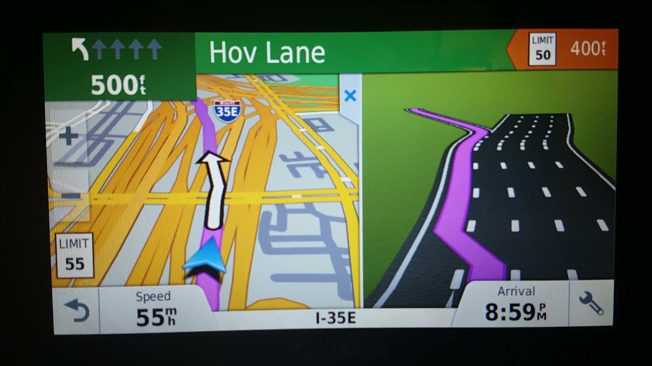 Сохранение Garmin DriveSmart 60LMT