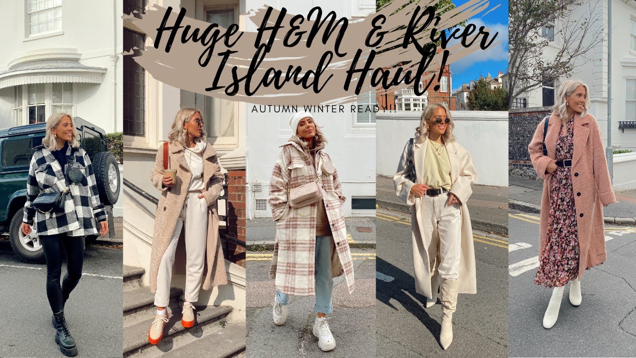 HUGE H&M AND RIVER ISLAND HAUL! | AUTUMN WINTER READY! | India Moon
