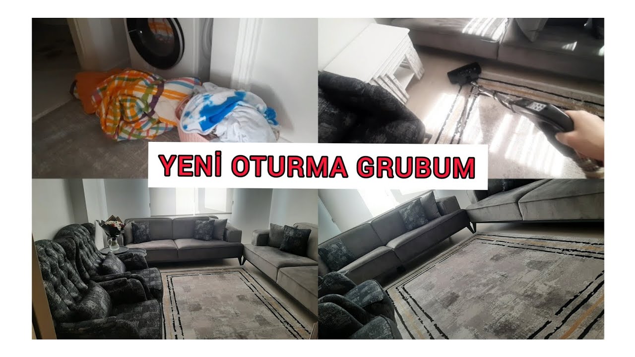 #mobilya #günlükvlog YENİ OTURMA GRUBUM | TEMİZLİK VLOG | ANNEMDE  İFTAR