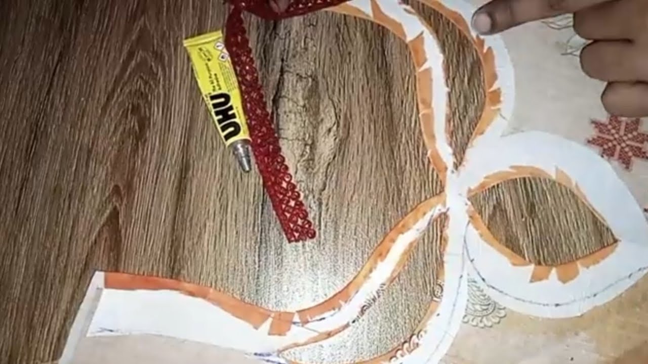 Unique Neck Design With Lace | Cutting and stitching | Fashion World🌎