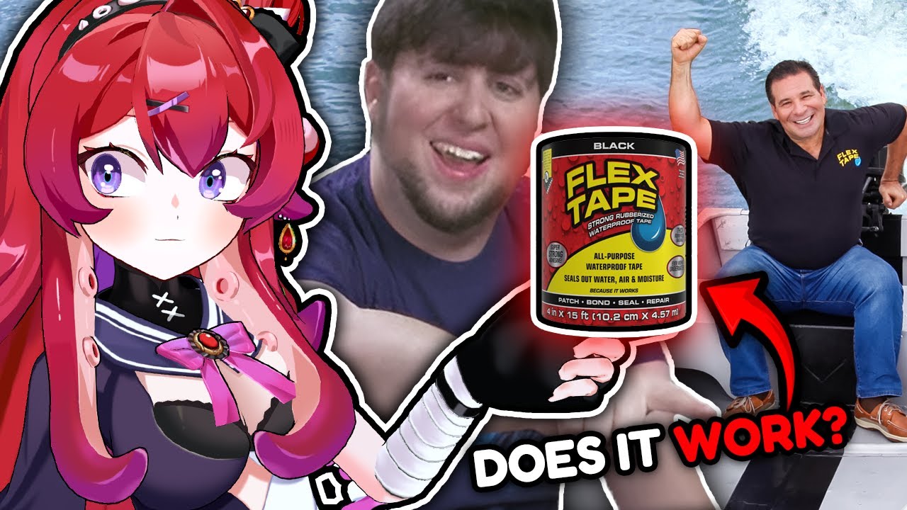 Я делаю свою жизнь водонепроницаемой с помощью... гибкой ленты!? | JonTron React