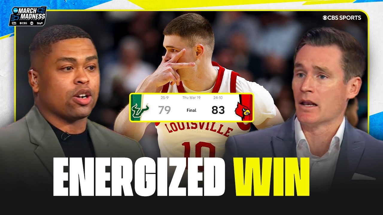 Louisville holds off USF, first tournament win since 2017 | 2026 March Madness Highlights & Analysis