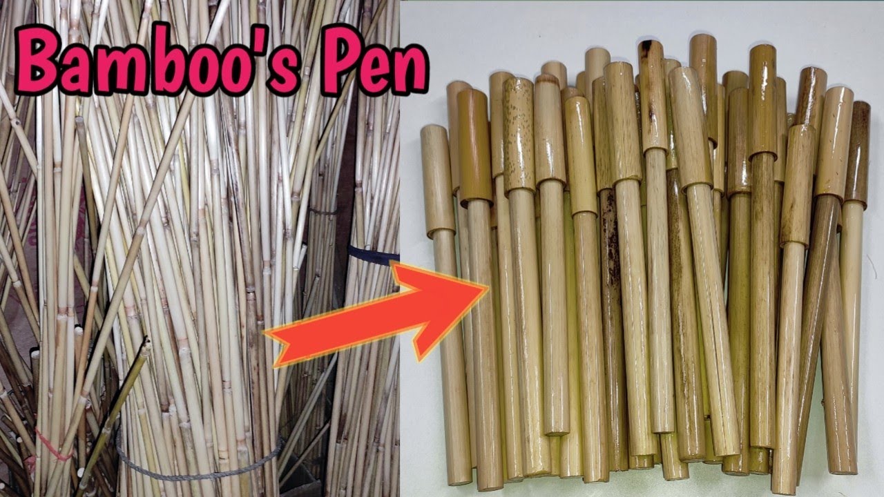 How to make Bamboo's Pen / Craft ideas / Smart work / Old to New ideas / Easy way / @RJ FunTech
