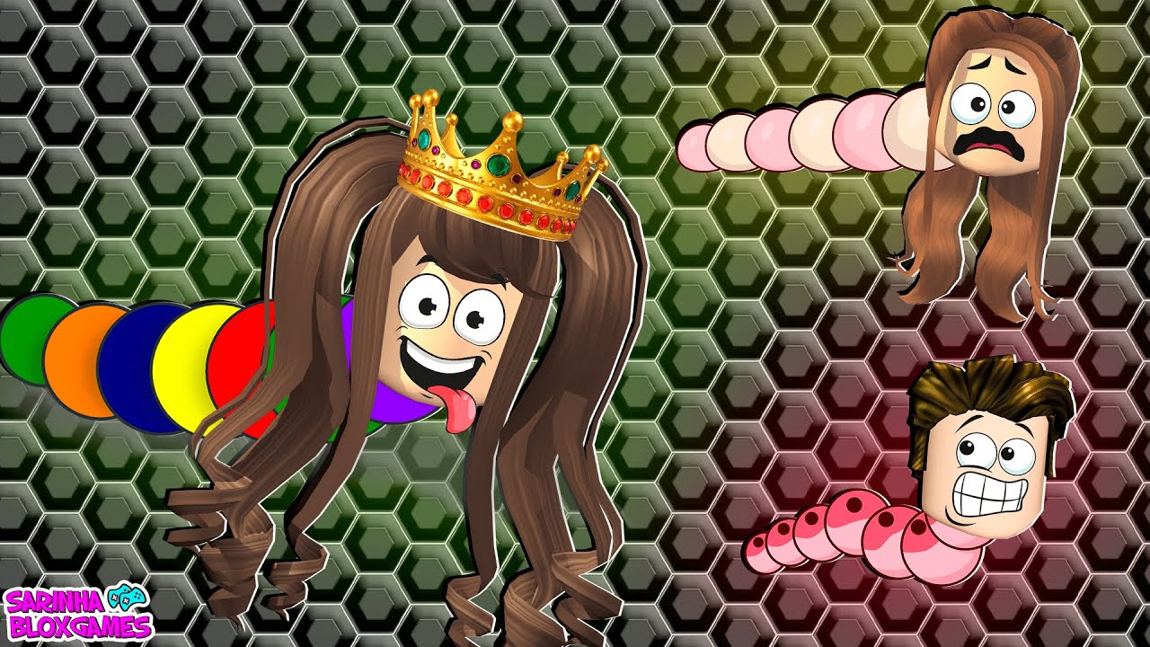 VIREI A MAIOR MINHOCA DO ROBLOX!! - Slither.io