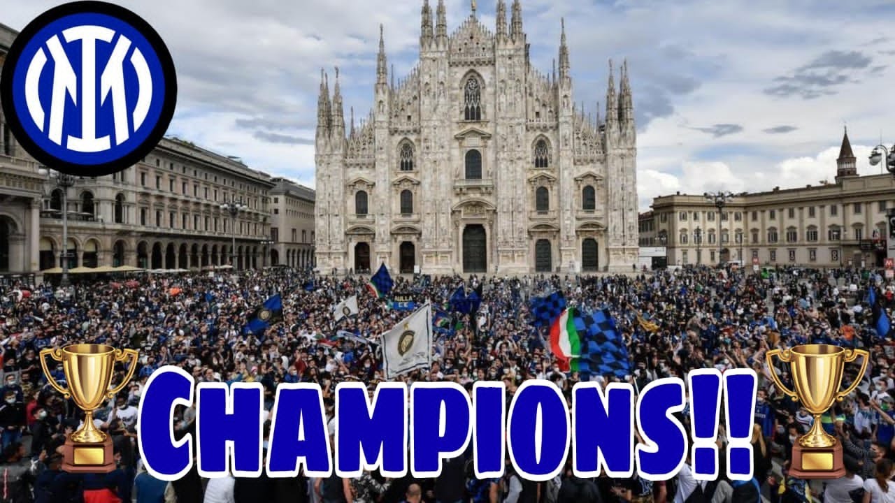 InterMilan fans are celebrating champion Serie A || InterMilan FC (02.05.2021)