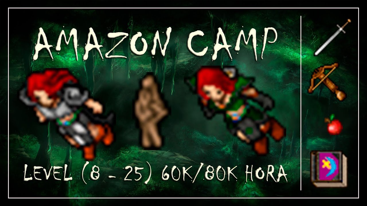 [HUNT] - AMAZON CAMP | LEVEL 8 - 25 | XP E PROFIT GARANTIDO