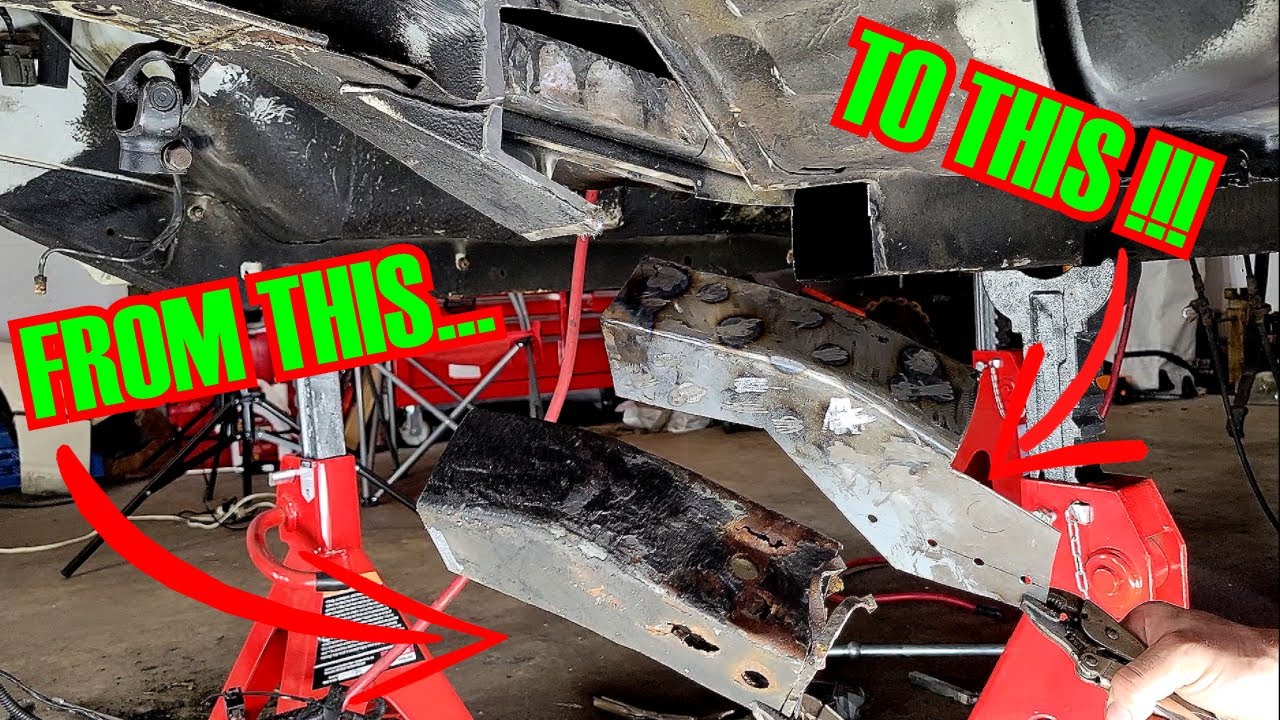 Easy metal forming. -240sx sheetmetal frame rail. Pt.1of2