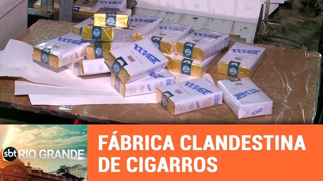 Fábrica de cigarros clandestina em Montenegro - SBT Rio Grande - 20/12/18
