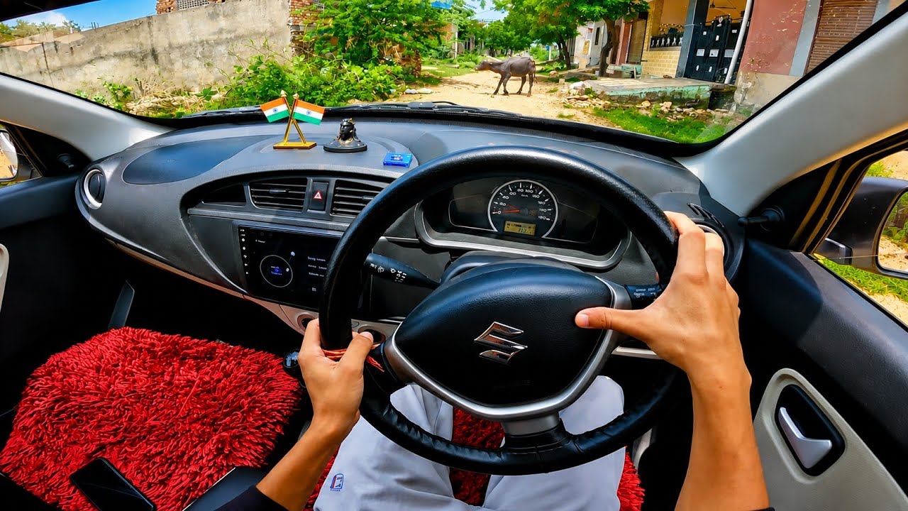 11:AM Alto800 ASMR POV Driving Narrow Colony Lanes | The Car Route 