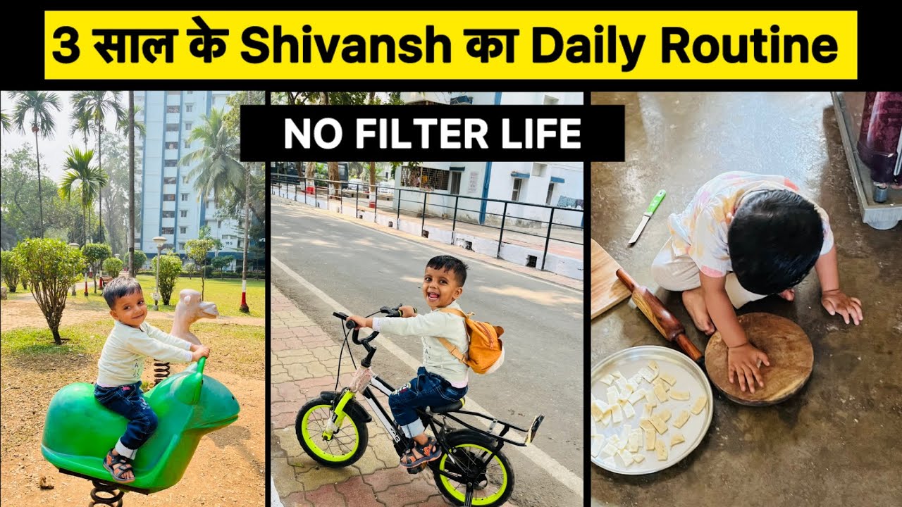 3 साल के Shivansh का Daily Routine | No Filter Life | Real Autism Journey