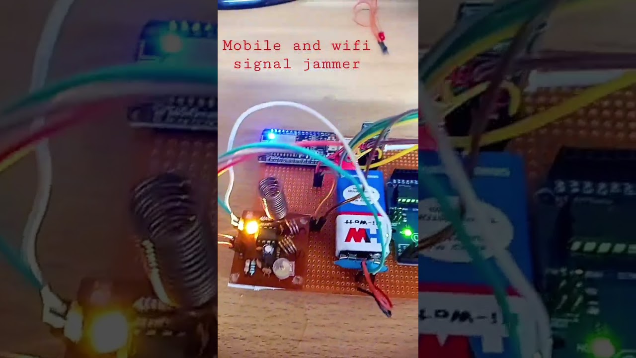 mobile and wifi signal jammer project New project