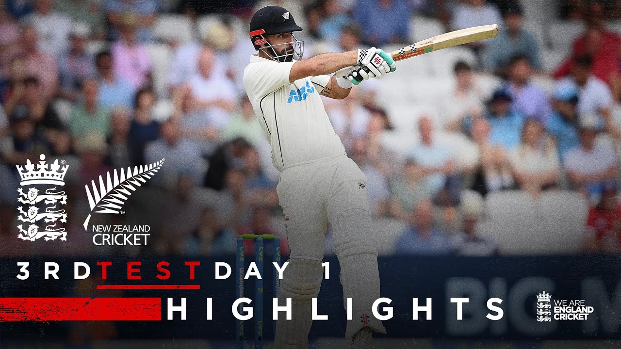 Mitchell Leads Fightback | Highlights | England v New Zealand - Day 1 | 3rd LV= Insurance Test 2022