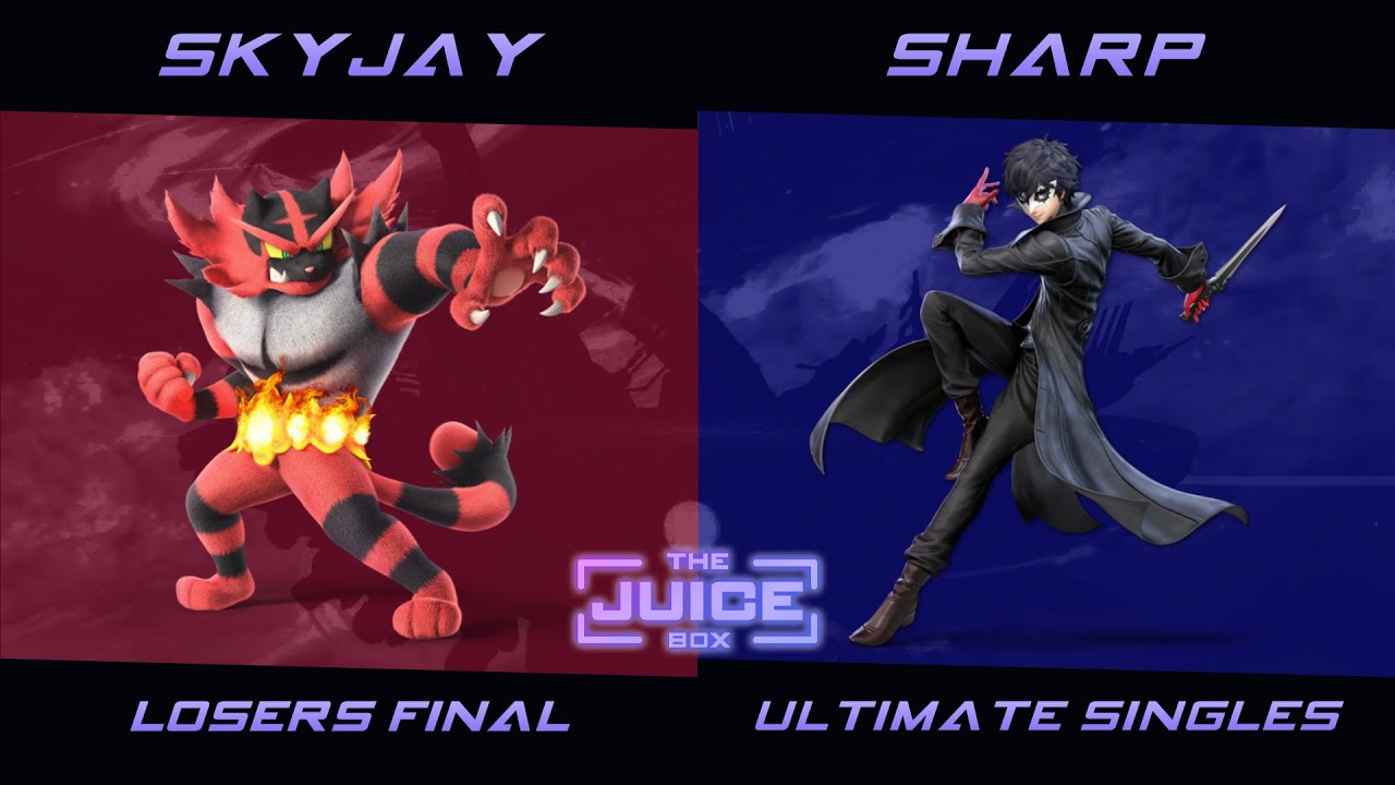 Juice Box 34 - Skyjay (Incineroar) vs Sharp (Joker, ZSS, Diddy Kong) - Losers Final