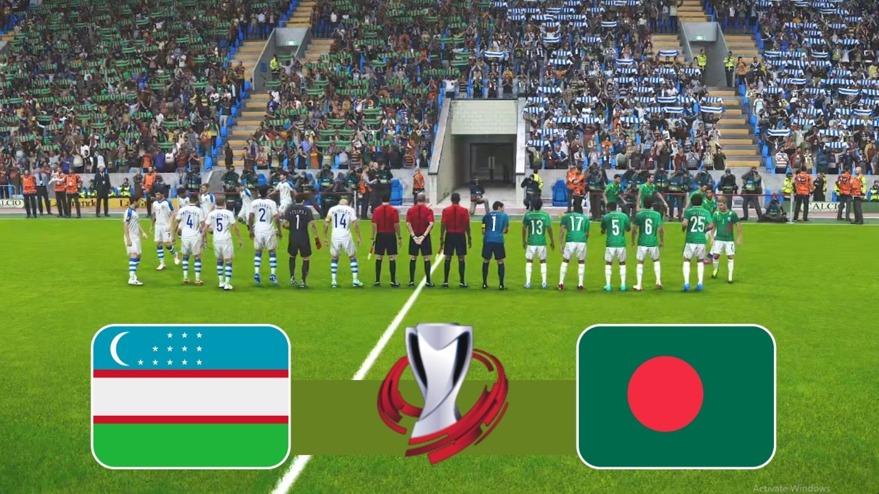 Bangladesh vs Uzbekistan | Full Match All Goals ! efootball Pes Simulation | AFC Women's Asian Cup