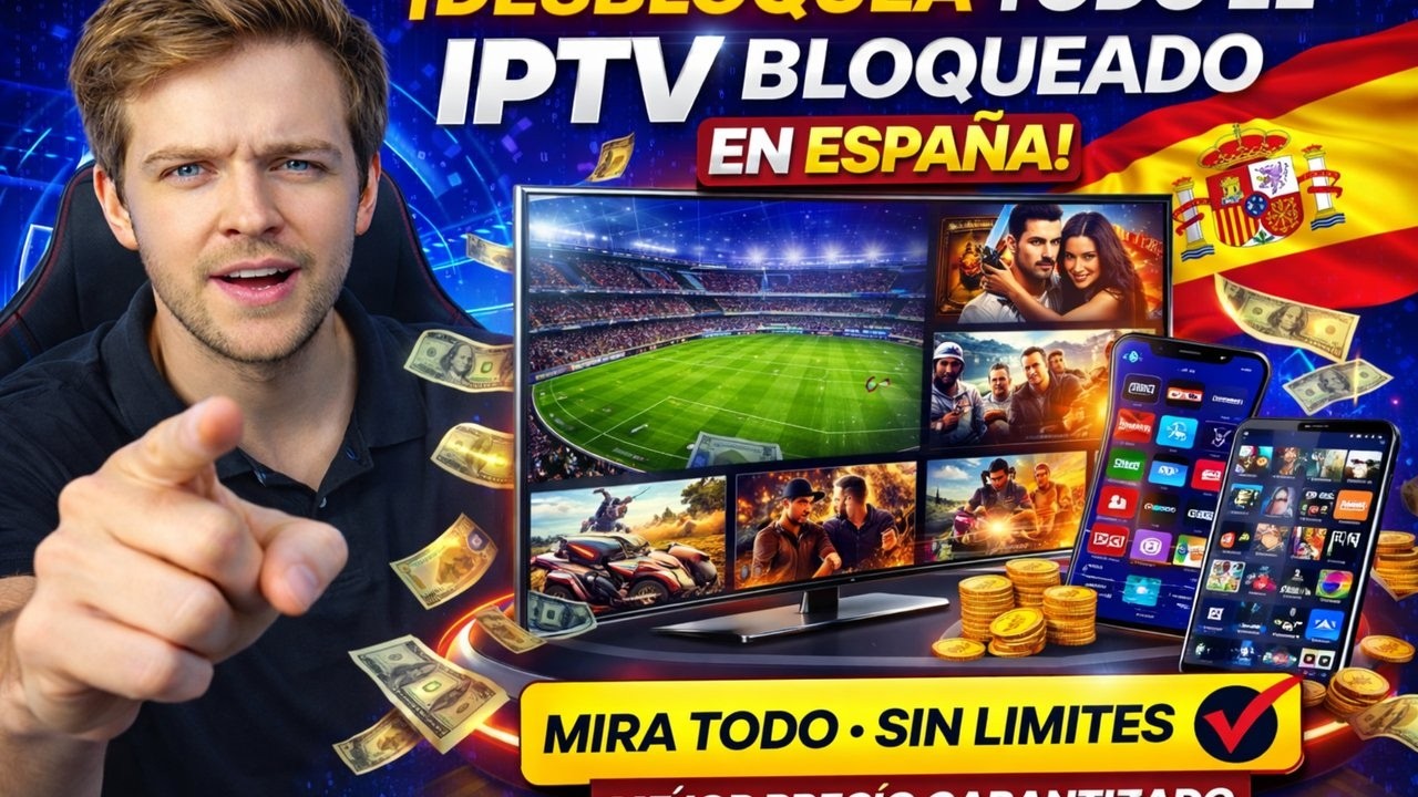 IPTV Ilimitado en Espa&ntilde;a 2026 &ndash; 🚀 &iexcl;Desbloquea TODO el IPTV Bloqueado en Espa&ntilde;a