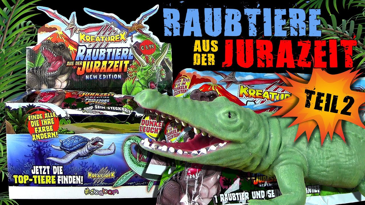 Sbabam ® KreatureX - Raubtiere aus der Jurazeit - Teil 2 !! New Edition !! Urzeitmonster !! Unboxing