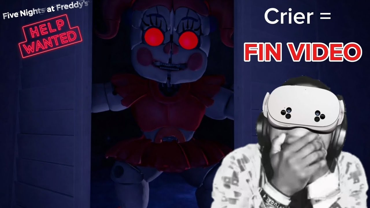 Je crie = la vidéo s’arrête 😱 | FNAF VR